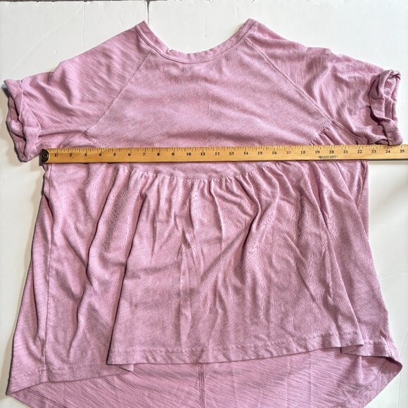 American Eagle Babydoll T-Shirt Pink-ish Purple Size Small Oversized - Picture 9 of 9
